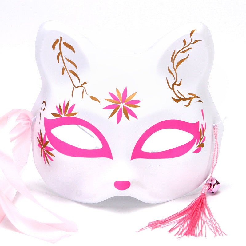 Half Face Fox Cat Mask Pointy Nose Fox Full Face Cat Anime Fox Cos Dressing Mask