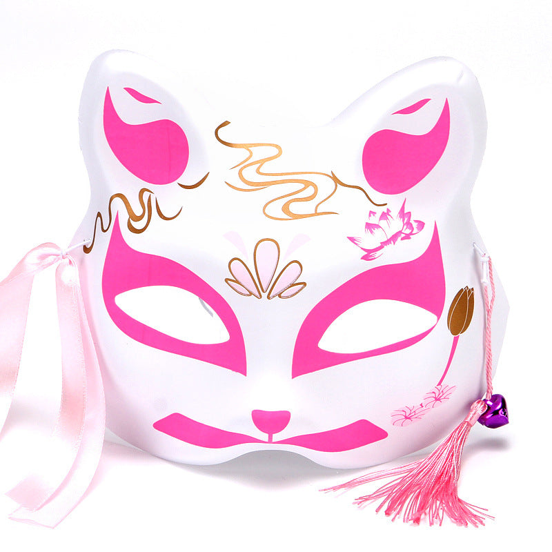 Half Face Fox Cat Mask Pointy Nose Fox Full Face Cat Anime Fox Cos Dressing Mask