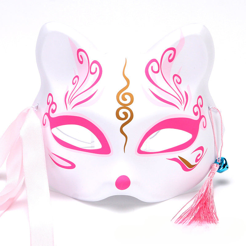 Half Face Fox Cat Mask Pointy Nose Fox Full Face Cat Anime Fox Cos Dressing Mask