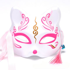 Half Face Fox Cat Mask Pointy Nose Fox Full Face Cat Anime Fox Cos Dressing Mask