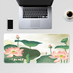 Lotus Flower Keyboard Pad E-sports Office Desk Laptop Pad