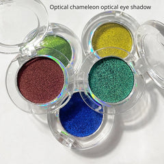 Coral Gradient Chameleon Eyeshadow Powder