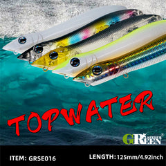 Topwater Pencil Popper Fishing Lure 125mm 18g Saltwater Baits