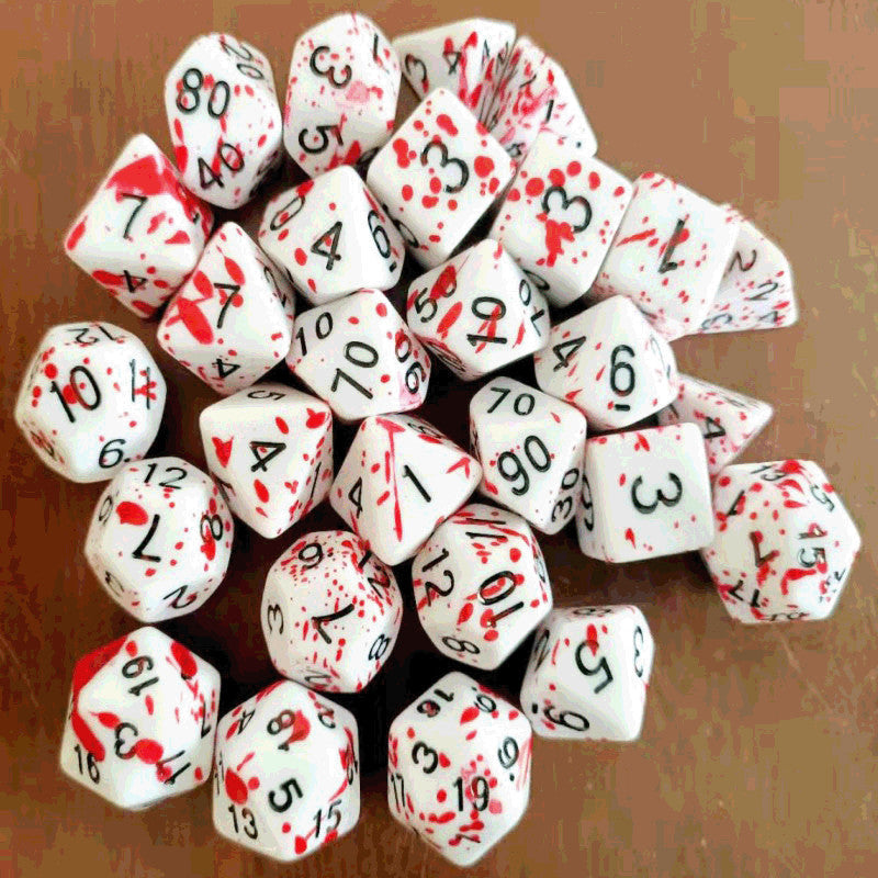 7pcs Dice Set D4 D20 High Sided Dice Board Game Dice