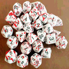 7pcs Dice Set D4 D20 High Sided Dice Board Game Dice