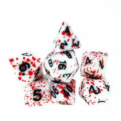 7pcs Dice Set D4 D20 High Sided Dice Board Game Dice