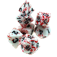 7pcs Dice Set D4 D20 High Sided Dice Board Game Dice