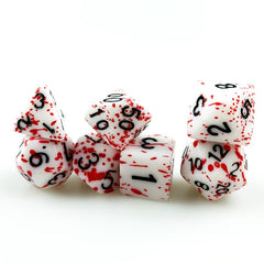 7pcs Dice Set D4 D20 High Sided Dice Board Game Dice