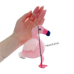 5 51in Flamingo Doll Backpack Keychain Plush Toy