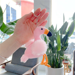 5 51in Flamingo Doll Backpack Keychain Plush Toy