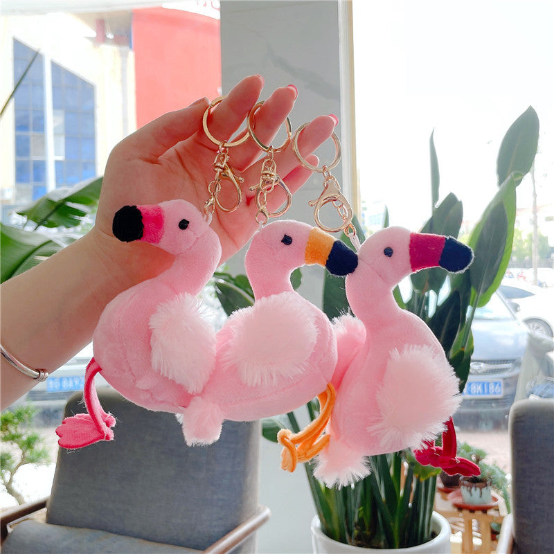 5 51in Flamingo Doll Backpack Keychain Plush Toy