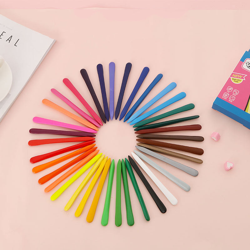 Triangle Crayons Edible Non-Toxic Coloring Pens for Kids