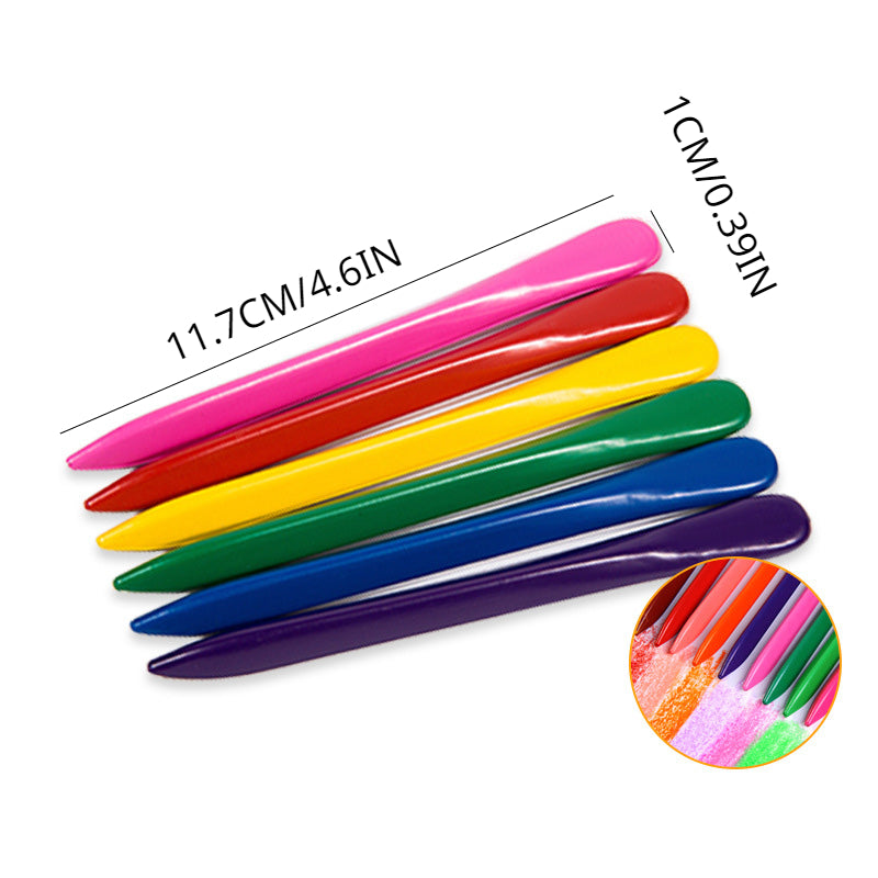 Triangle Crayons Edible Non-Toxic Coloring Pens for Kids