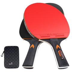 Table Tennis Paddle Set with Storage Bag