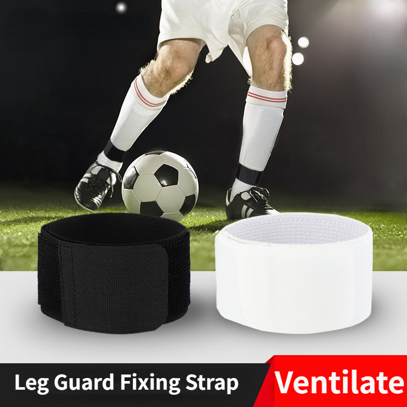 Adjustable Soccer Shin Guard Bandage Tape Fastener Elastic Anti-crash Sports Ban