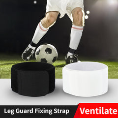 Adjustable Soccer Shin Guard Bandage Tape Fastener Elastic Anti-crash Sports Ban