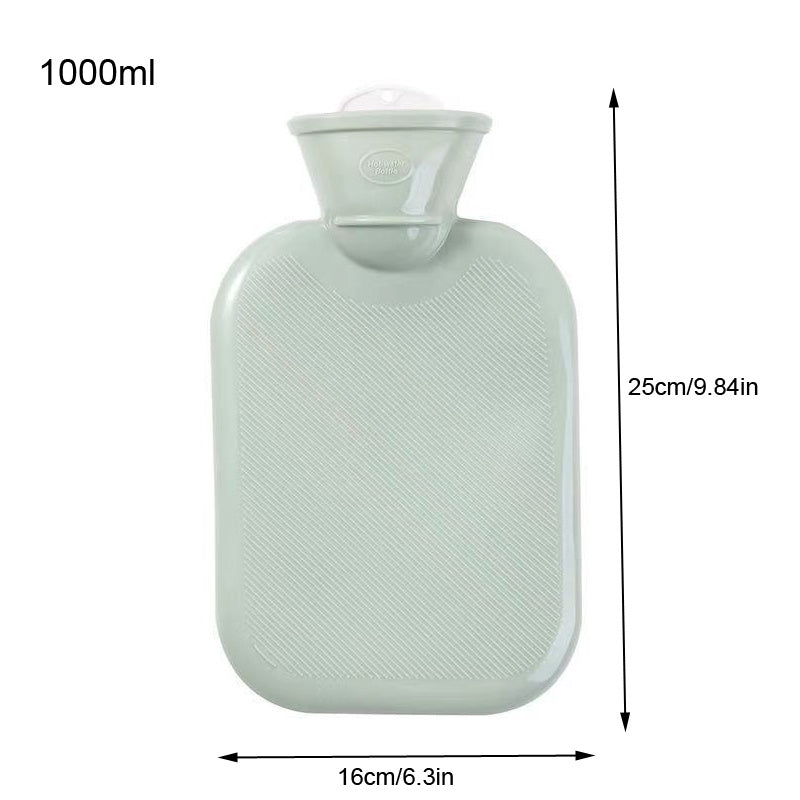 1000ml Hot Water Bottle Hand Feet Warmer for Winter Camping Travel Gift