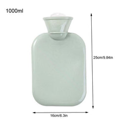 1000ml Hot Water Bottle Hand Feet Warmer for Winter Camping Travel Gift