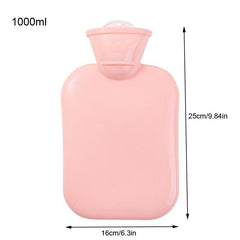 1000ml Hot Water Bottle Hand Feet Warmer for Winter Camping Travel Gift