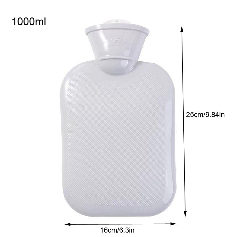 1000ml Hot Water Bottle Hand Feet Warmer for Winter Camping Travel Gift