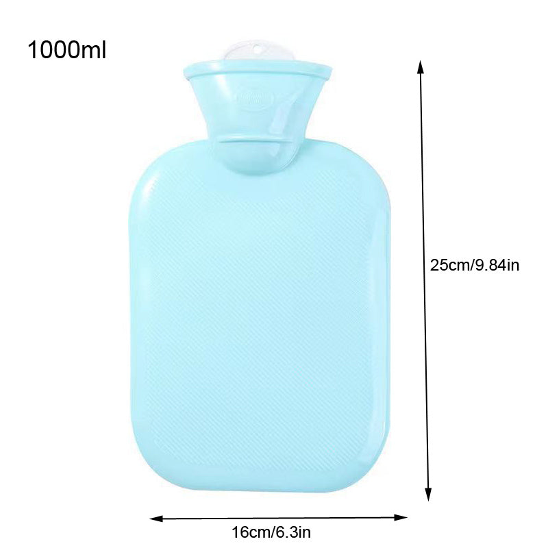 1000ml Hot Water Bottle Hand Feet Warmer for Winter Camping Travel Gift