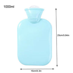 1000ml Hot Water Bottle Hand Feet Warmer for Winter Camping Travel Gift