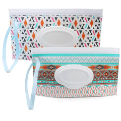 2pcs Portable Wet Towel Bag Dispenser Travel Holder