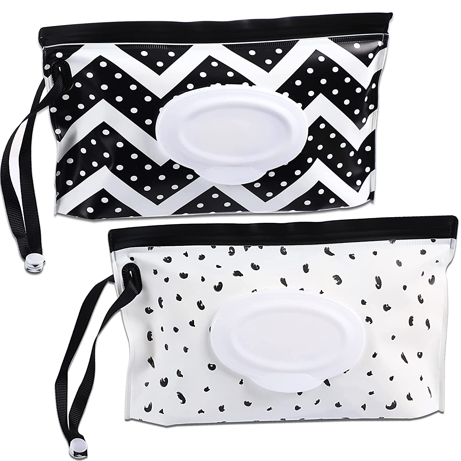 2pcs Portable Wet Towel Bag Dispenser Travel Holder
