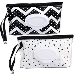 2pcs Portable Wet Towel Bag Dispenser Travel Holder