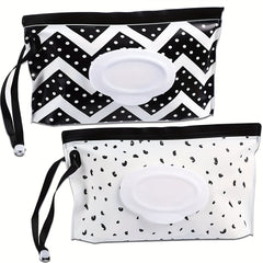 2pcs Portable Wet Towel Bag Dispenser Travel Holder
