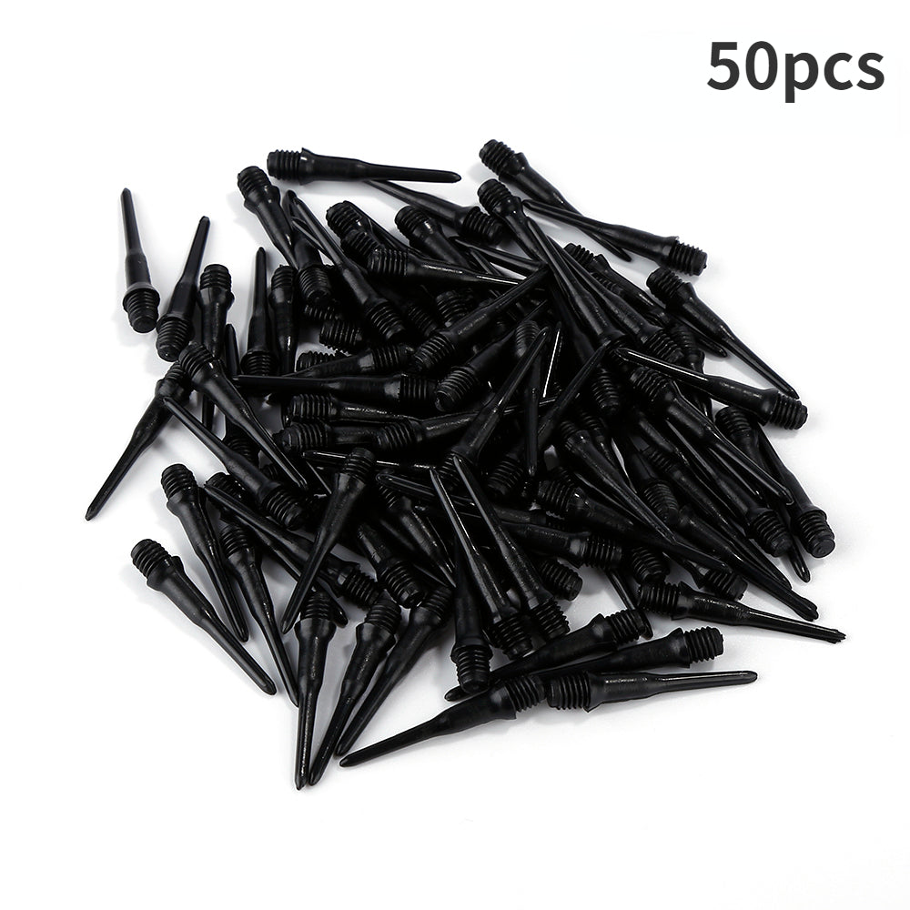 50/100pcs Plastic Dart Tips Set Durable Soft Tip Replacement Darts Accessories