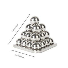 Pyramid Zinc Alloy Kong Ming Lock Toy Nine Consecutive Intelligence Clasp