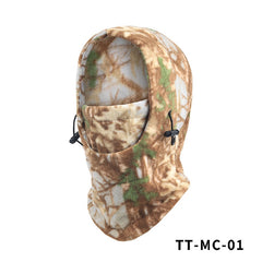 Winter Camo Fleece Headgear Windproof Hat