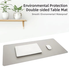 Zombie Dragon Animation Faux Leather Mouse Pad Waterproof Desk Writing Mat