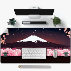 Fujiyama Mouse Pad PU Leather Desk Pad Waterproof Desk Writing Mat Non Slip