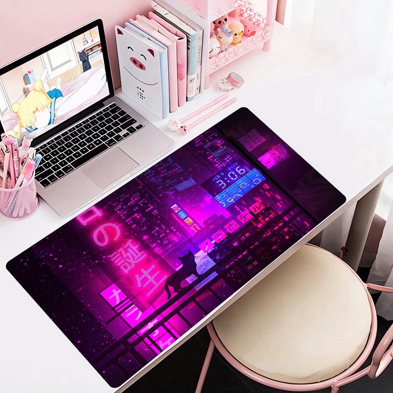 City Mouse Pad Waterproof Desk Writing Mat Office Home Non Slip Desk Pad