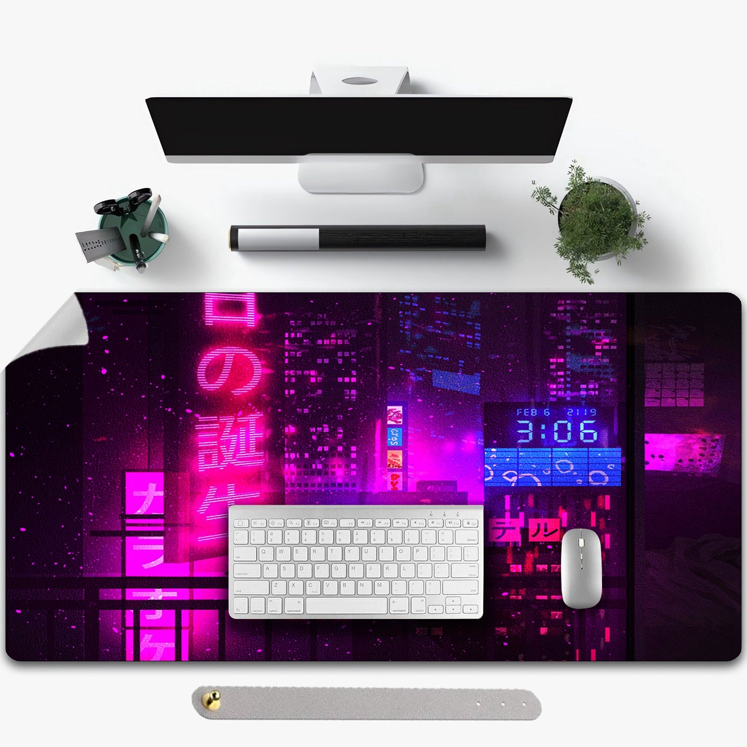 City Mouse Pad Waterproof Desk Writing Mat Office Home Non Slip Desk Pad
