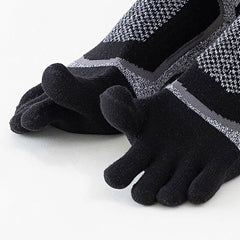 Men's Outdoor Warm Mid-calf Toe Socks