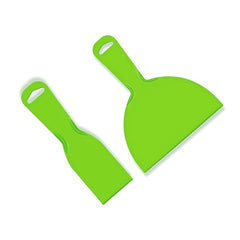 2pcs Reusable Plastic Putty Set Scraper Tool for Decals Wallpaper Baking