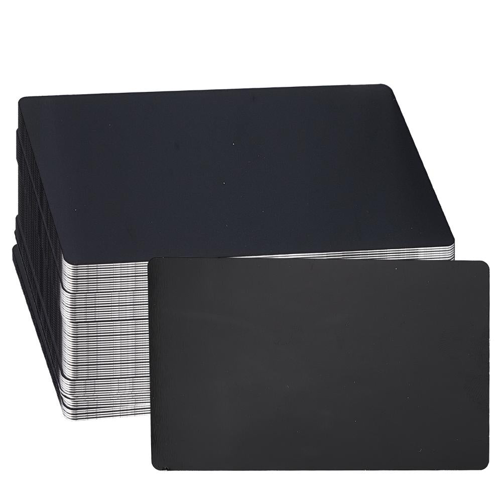 50 Pcs Aluminium Blank Name Cards 86x54x0 4mm