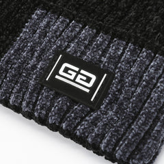 Men's Winter Fleece Knitted Hat Ear Protection Thickened Warm Pullover Hat