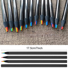 Pastel 7 Colors Gradient Pencil Crayons Set Art Drawing