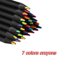 Pastel 7 Colors Gradient Pencil Crayons Set Art Drawing