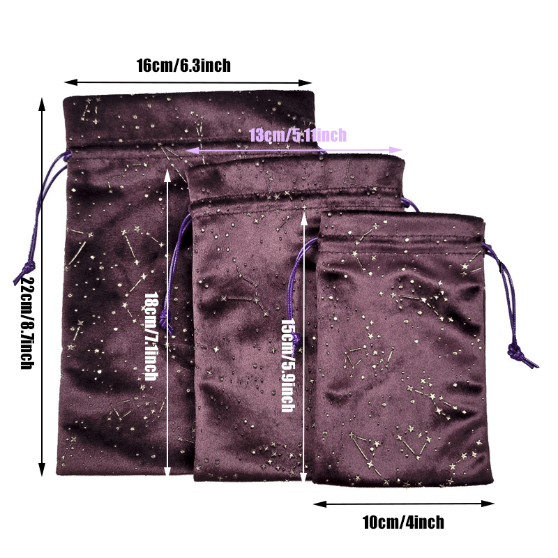 Tarot Card Storage Bag Nordic Sky Tarot Card Holder Christmas Gift