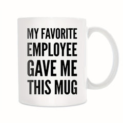 325ml 11oz Letter Printed Ceramic Coffee Mug Cup for Hot or Cold Drinks