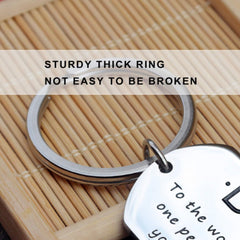 Creative Metal Key Chain Keyring Father's Gift Birthday