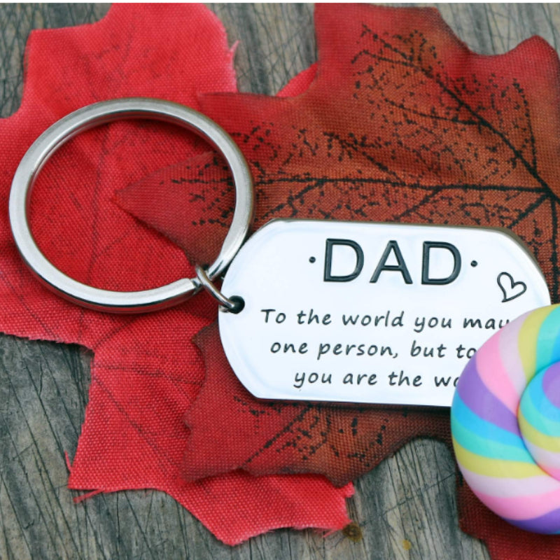 Creative Metal Key Chain Keyring Father's Gift Birthday