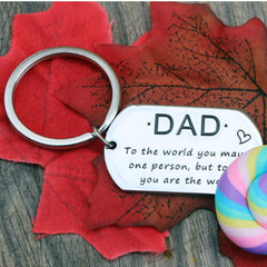 Creative Metal Key Chain Keyring Father's Gift Birthday