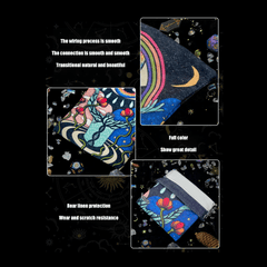 Evil Eyes Crystal Gem Drawstring Bag for Tarot Enthusiasts