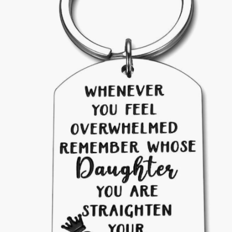 Creative Metal Key Chain Keyring Pendant for Birthday Graduation